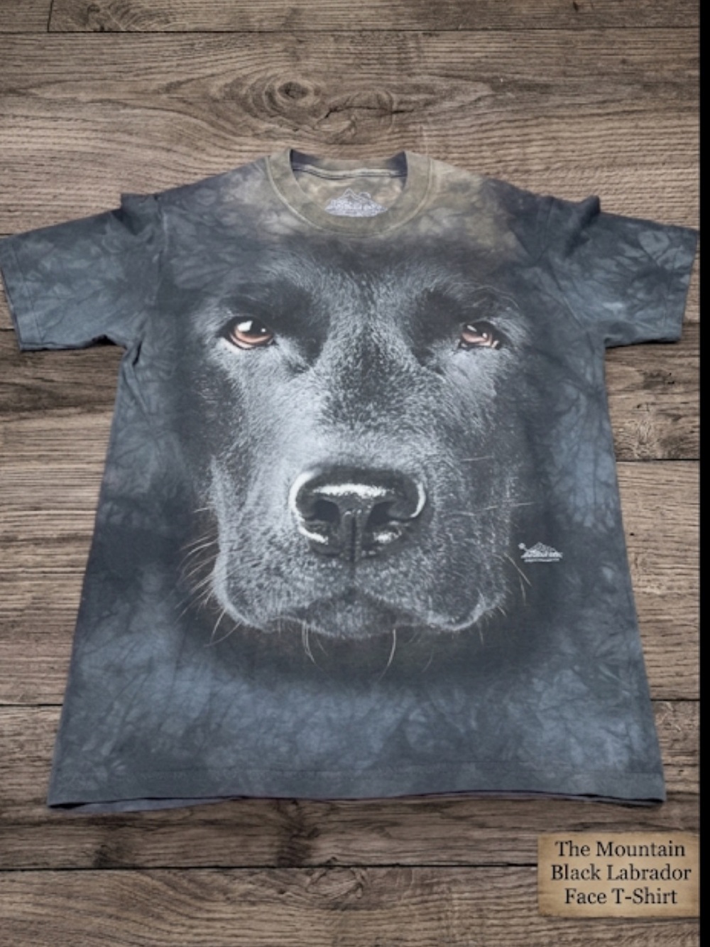 The Mountain Black Labrador Face T-Shirt